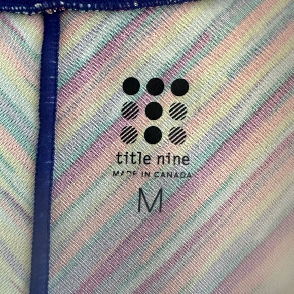 Title Nine Hillary Dress Multicolor Striped Geo‎ Sleeveless - Picture 6 of 10